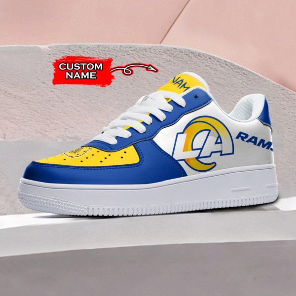 Los Angeles Rams NFL Air Low-Top Sneakers Shoes For Men And Women - Image 2