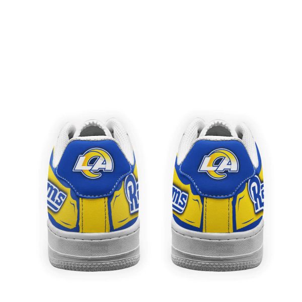 Los Angeles Rams NFL Air Low-Top Sneakers Shoes For Men And Women - Image 3