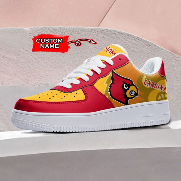 Louisville Cardinals NCAA Air Low-Top Sneakers Shoes For Men And Women - Image 2
