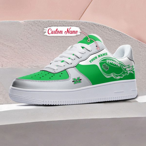 Marshall Thundering Herd NCAA Air Low-Top Sneakers Shoes For Men And Women - Image 3