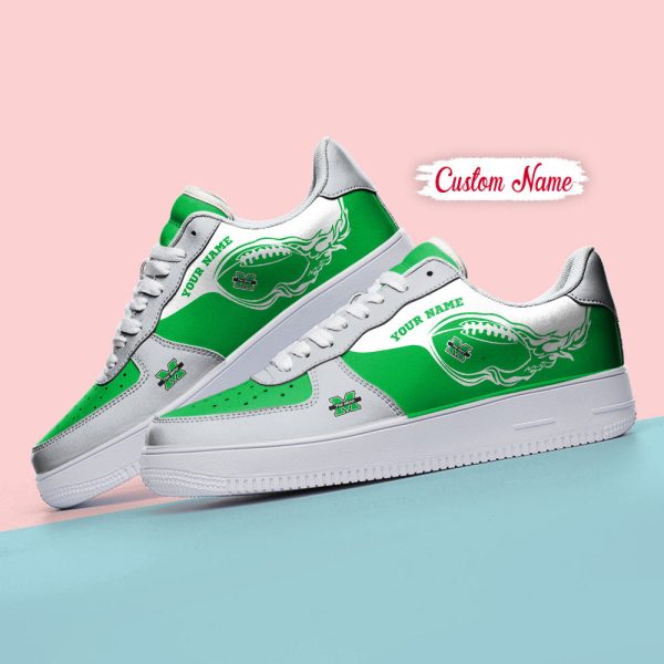 Marshall Thundering Herd NCAA Air Low-Top Sneakers Shoes For Men And Women - Image 4