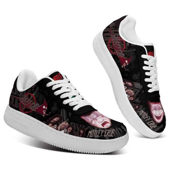 Motley Crue Air Low-Top Sneakers Shoes For Men And Women - Image 4