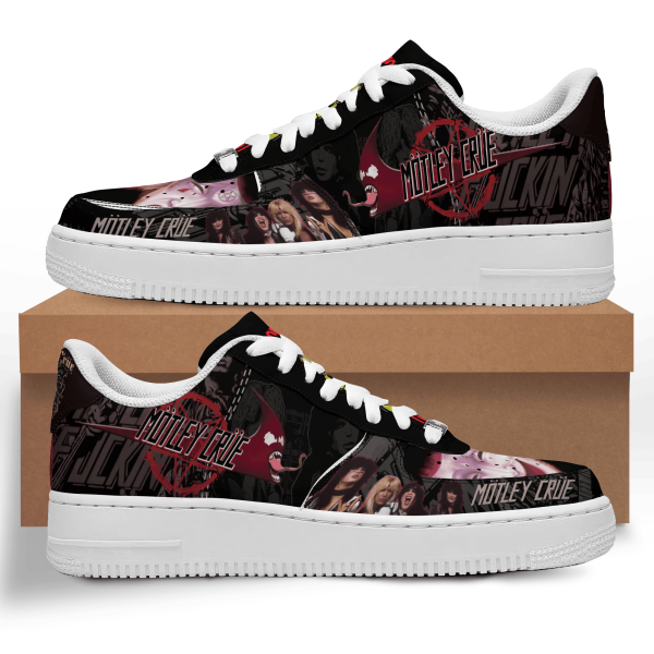 Motley Crue Air Low-Top Sneakers Shoes For Men And Women - Image 6