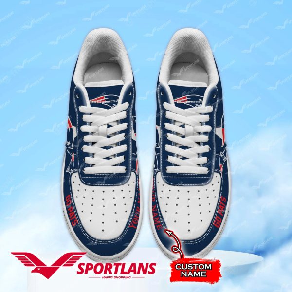New England Patriots NFL Air Low-Top Sneakers Shoes For Men And Women - Image 2