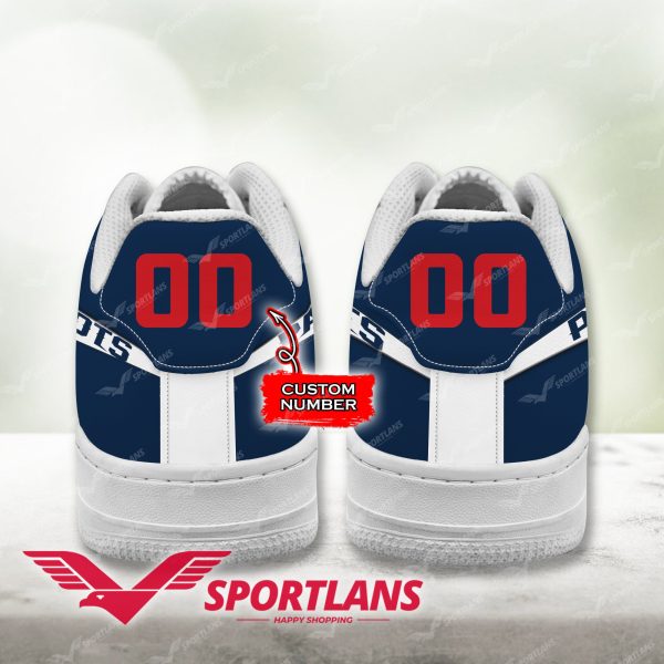 New England Patriots NFL Air Low-Top Sneakers Shoes For Men And Women - Image 3