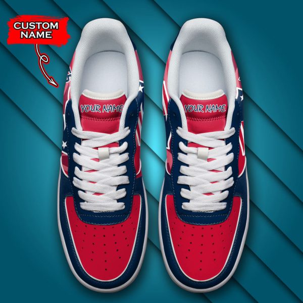 New England Patriots NFL Air Low-Top Sneakers Shoes For Men And Women - Image 4