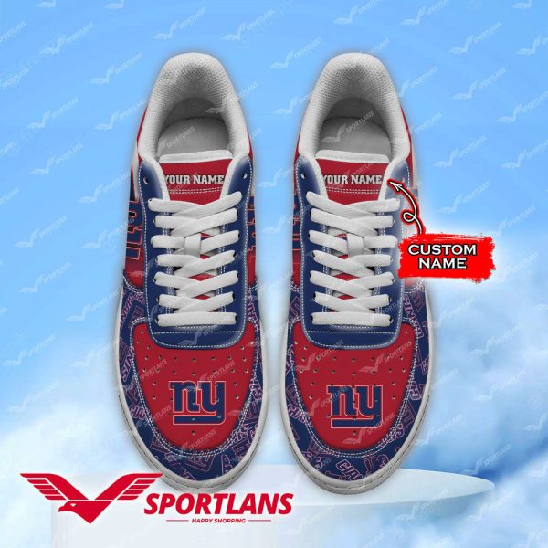 New York Giants NFL Air Low-Top Sneakers Shoes For Men And Women - Image 2