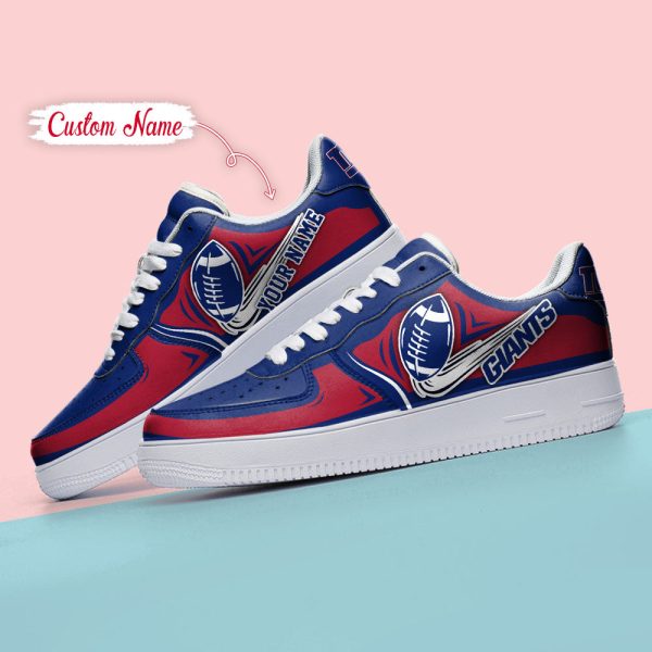 New York Giants NFL Air Low-Top Sneakers Shoes For Men And Women - Image 4