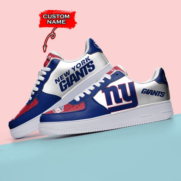New York Giants NFL Air Low-Top Sneakers Shoes For Men And Women - Image 3