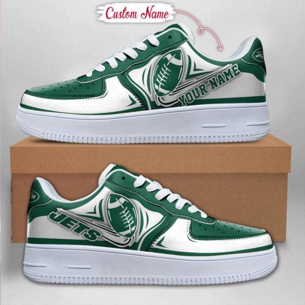 New York Jets NFL Air Low-Top Sneakers Shoes For Men And Women - Image 2
