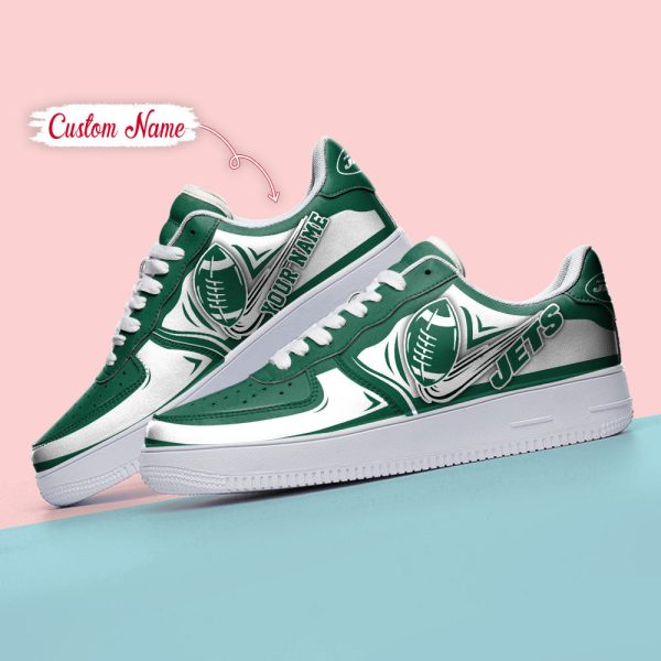 New York Jets NFL Air Low-Top Sneakers Shoes For Men And Women - Image 4