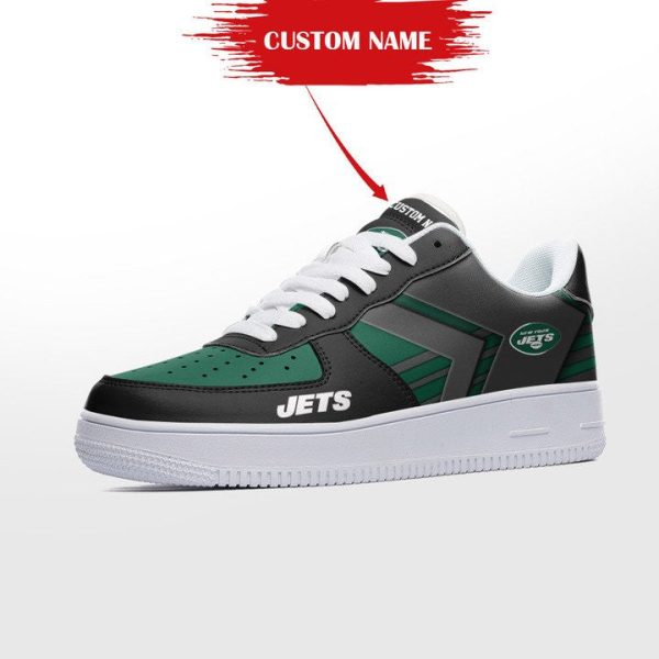 New York Jets NFL Air Low-Top Sneakers Shoes For Men And Women - Image 3
