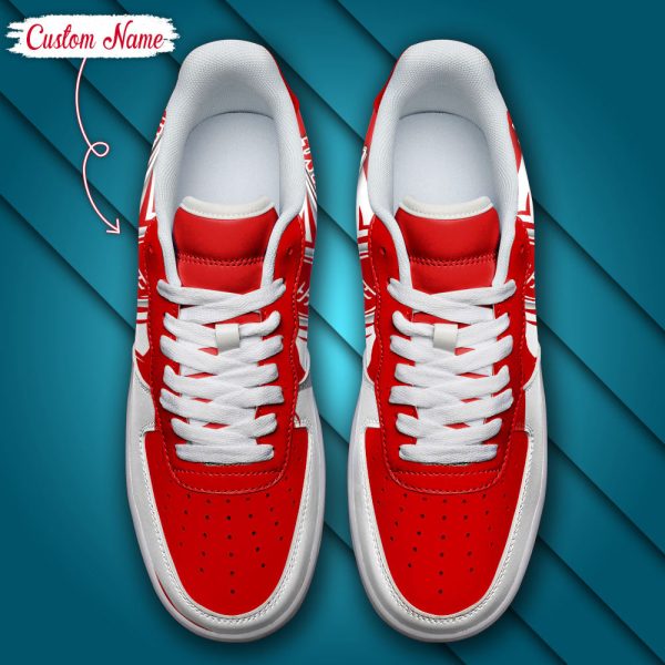 North Carolina State Wolfpack NCAA Air Low-Top Sneakers Shoes For Men And Women - Image 5