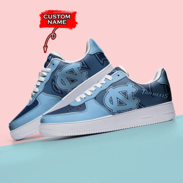 North Carolina Tar Heels NCAA Air Low-Top Sneakers Shoes For Men And Women - Image 3