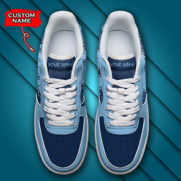 North Carolina Tar Heels NCAA Air Low-Top Sneakers Shoes For Men And Women - Image 4