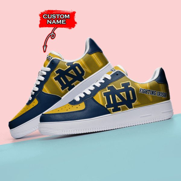 Notre Dame Fighting Irish NCAA Air Low-Top Sneakers Shoes For Men And Women - Image 3