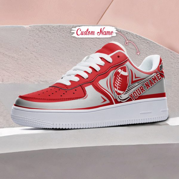Ohio State Buckeyes NCAA Air Low-Top Sneakers Shoes For Men And Women - Image 3