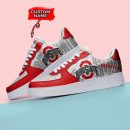 Ohio State Buckeyes NCAA Air Low-Top Sneakers Shoes For Men And Women