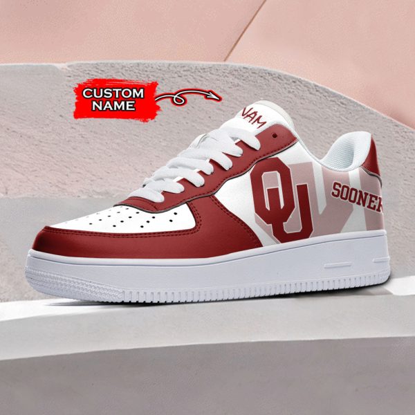 Oklahoma Sooners NCAA Air Low-Top Sneakers Shoes For Men And Women - Image 2