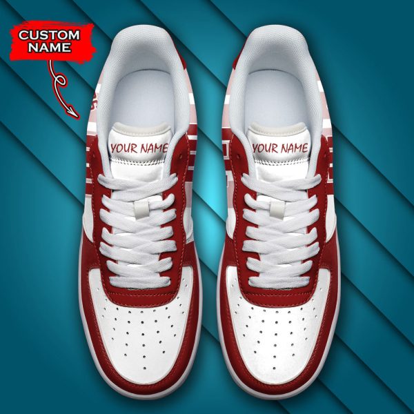 Oklahoma Sooners NCAA Air Low-Top Sneakers Shoes For Men And Women - Image 4