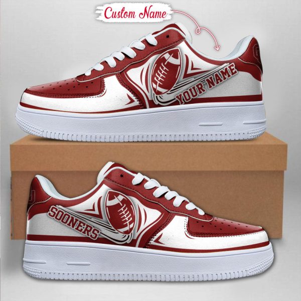 Oklahoma Sooners NCAA Air Low-Top Sneakers Shoes For Men And Women - Image 2