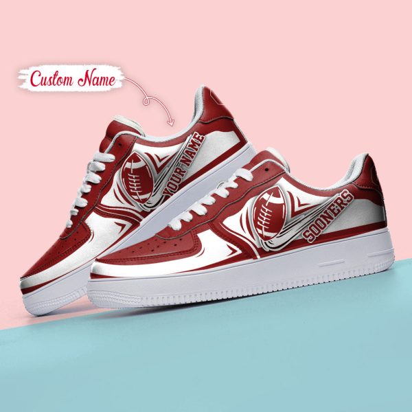 Oklahoma Sooners NCAA Air Low-Top Sneakers Shoes For Men And Women - Image 4