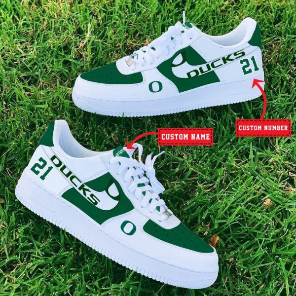 Oregon Ducks NCAA Air Low-Top Sneakers Shoes For Men And Women