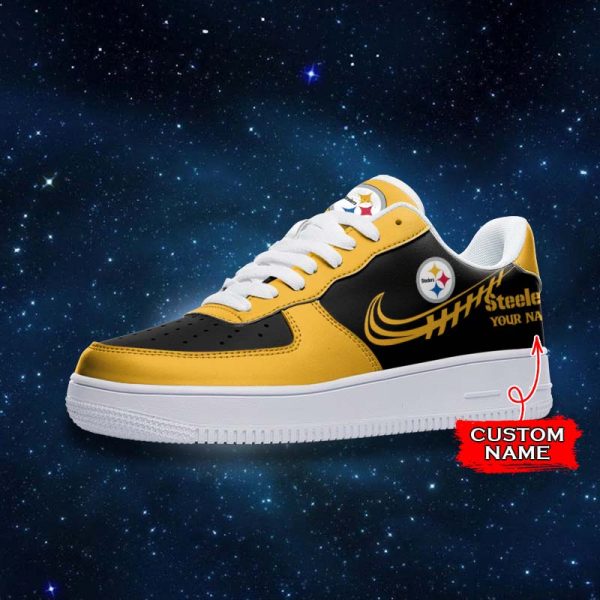 Pittsburgh Steelers NFL Air Low-Top Sneakers Shoes For Men And Women - Image 2