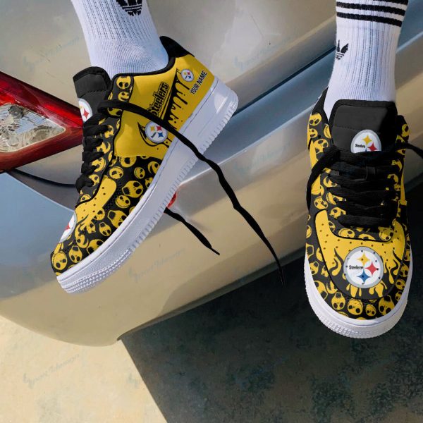 Pittsburgh Steelers NFL Air Low-Top Sneakers Shoes For Men And Women - Image 2