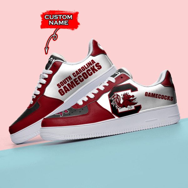 South Carolina Gamecocks NCAA Air Low-Top Sneakers Shoes For Men And Women - Image 3