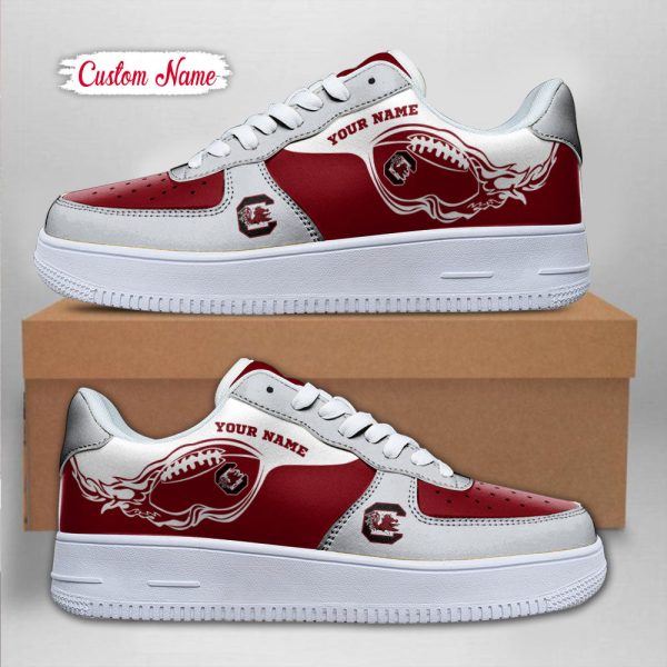 South Carolina Gamecocks NCAA Air Low-Top Sneakers Shoes For Men And Women - Image 2