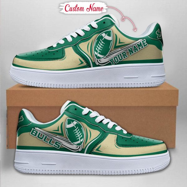 South Florida Bulls NCAA Air Low-Top Sneakers Shoes For Men And Women - Image 2