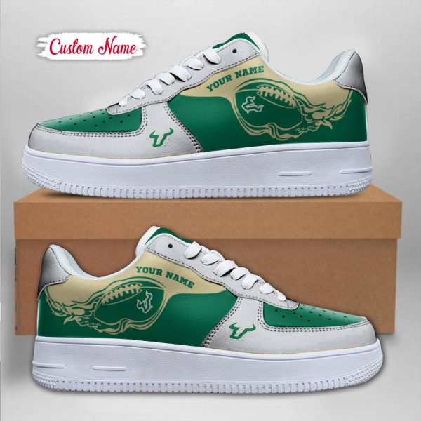 South Florida Bulls NCAA Air Low-Top Sneakers Shoes For Men And Women - Image 2