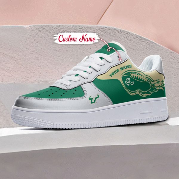 South Florida Bulls NCAA Air Low-Top Sneakers Shoes For Men And Women - Image 3