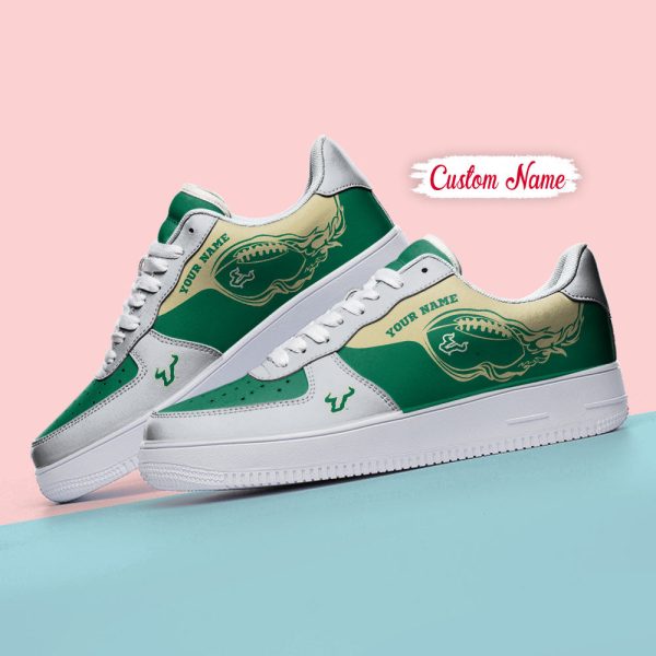South Florida Bulls NCAA Air Low-Top Sneakers Shoes For Men And Women - Image 4