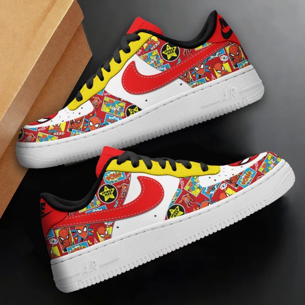 Spider Man Air Low-Top Sneakers Shoes For Men And Women - Image 2