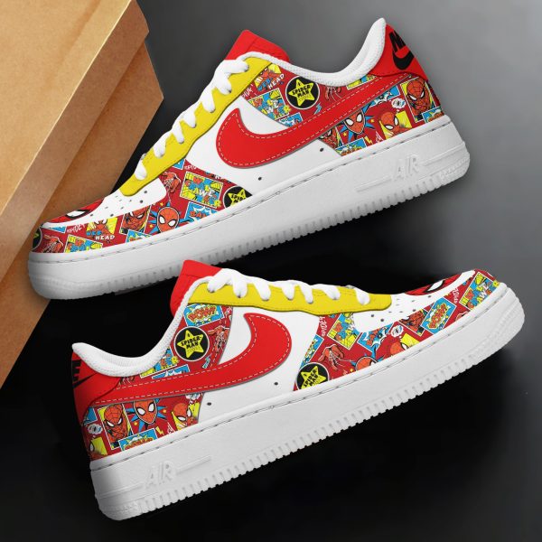 Spider Man Air Low-Top Sneakers Shoes For Men And Women - Image 4