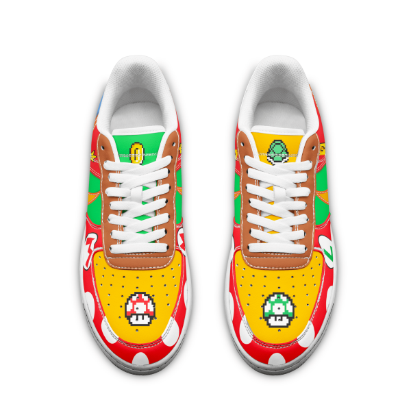 Super Mario Air Low-Top Sneakers Shoes For Men And Women - Image 3