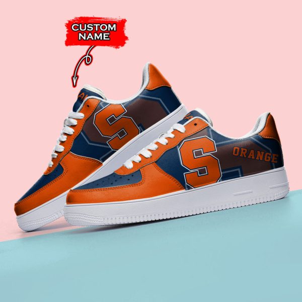 Syracuse Orange NCAA Air Low-Top Sneakers Shoes For Men And Women - Image 3