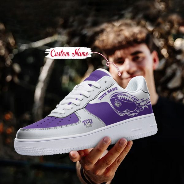 TCU Horned Frogs NCAA Air Low-Top Sneakers Shoes For Men And Women