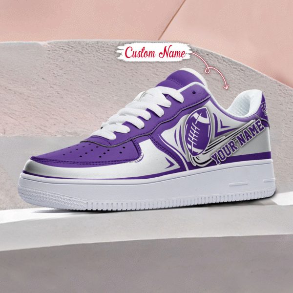 TCU Horned Frogs NCAA Air Low-Top Sneakers Shoes For Men And Women - Image 3