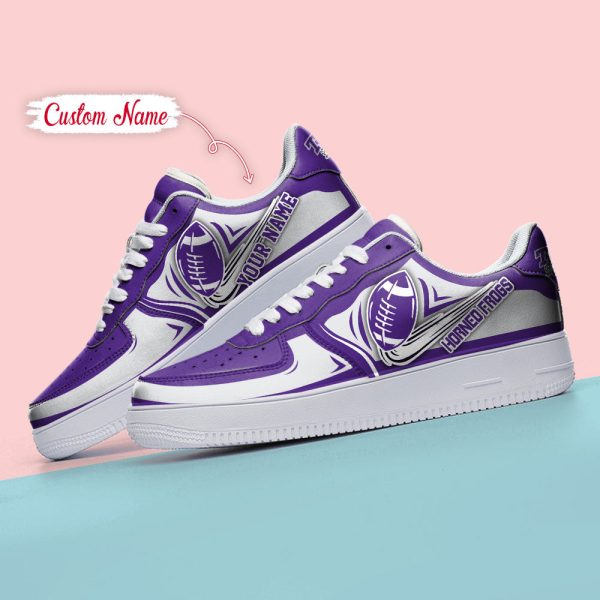 TCU Horned Frogs NCAA Air Low-Top Sneakers Shoes For Men And Women - Image 4