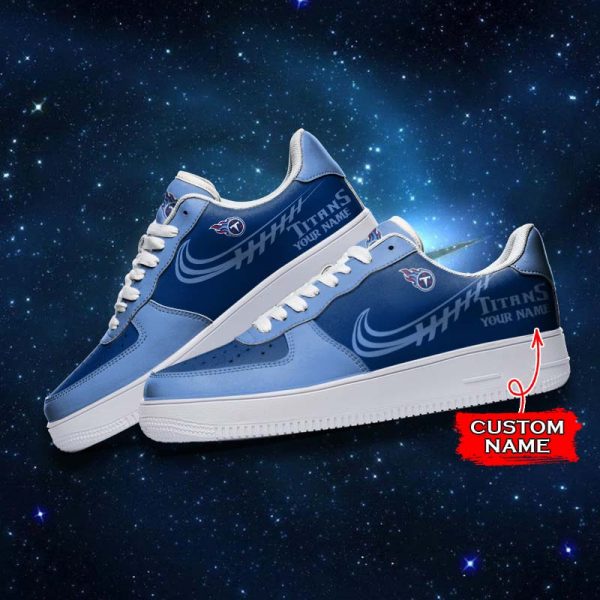 Tennessee Titans NFL Air Low-Top Sneakers Shoes For Men And Women - Image 3