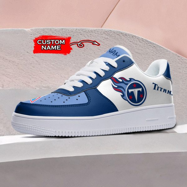 Tennessee Titans NFL Air Low-Top Sneakers Shoes For Men And Women - Image 2