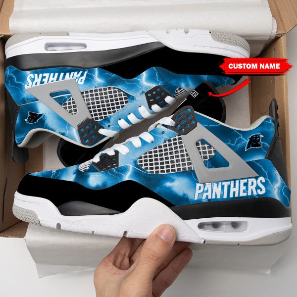 Carolina Panthers AJ4 Sneakers Shoes For Men And Women_3603