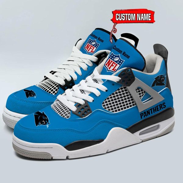 Carolina Panthers AJ4 Sneakers Shoes For Men And Women_3679 - Image 2