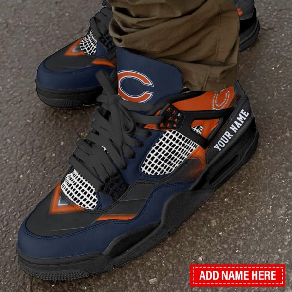 Chicago Bears AJ4 Sneakers Shoes For Men And Women_8372 - Image 2