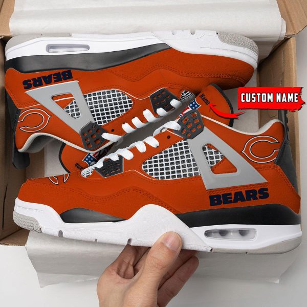 Chicago Bears AJ4 Sneakers Shoes For Men And Women_9512