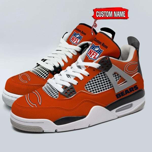 Chicago Bears AJ4 Sneakers Shoes For Men And Women_9512 - Image 2