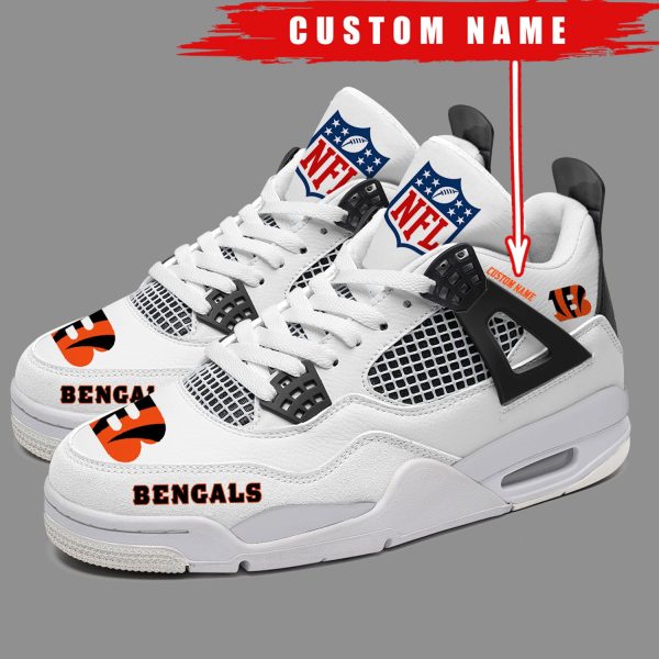 Cincinnati Bengals AJ4 Sneakers Shoes For Men And Women_1543
